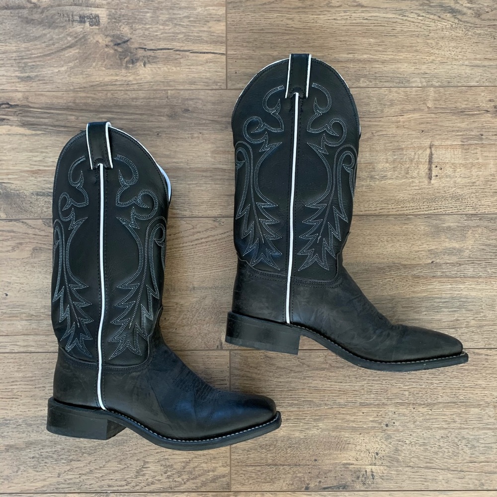 Abilene Black Cowboy Boots